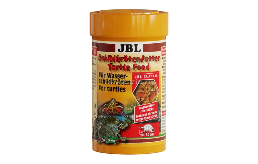 Корм основной для водных черепах JBL Turtle food, 100 мл