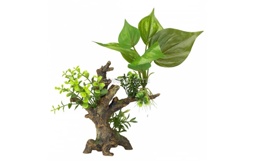Искусственное растение AQUA DELLA "Florascape 6", 14,5×9×16,5 см