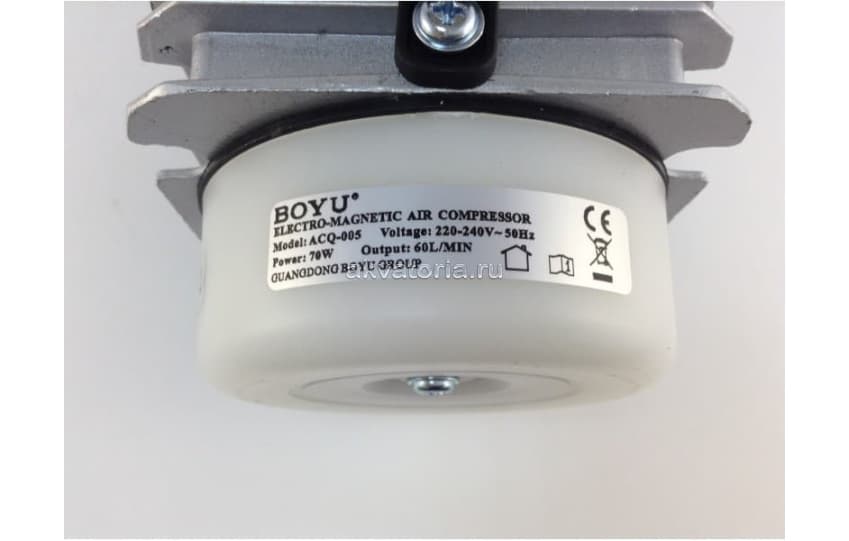 Компрессор поршневой BOYU ACQ-005, 70 Вт, 3600 л/ч