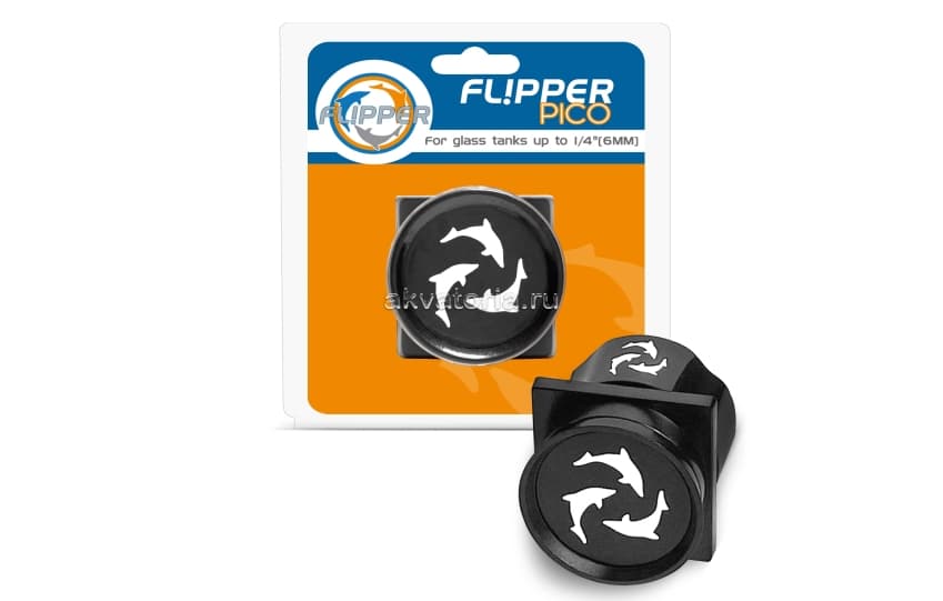 Аквариумный скребок Flipper Pico Black, магнитный