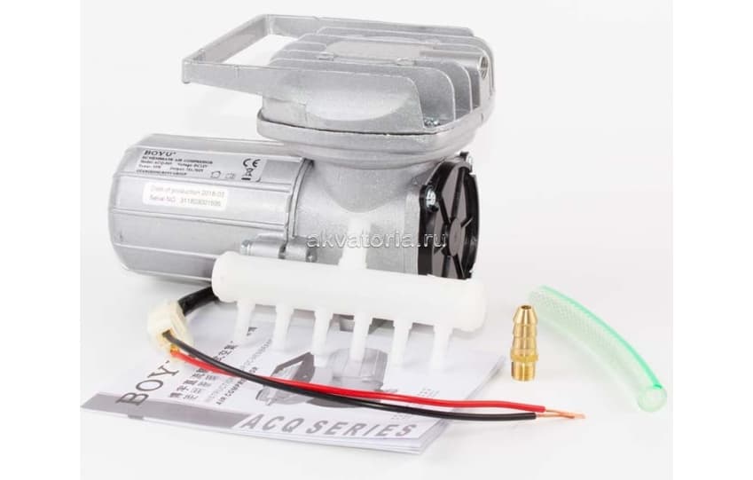 Компрессор поршневой BOYU ACQ-903, 35 Вт