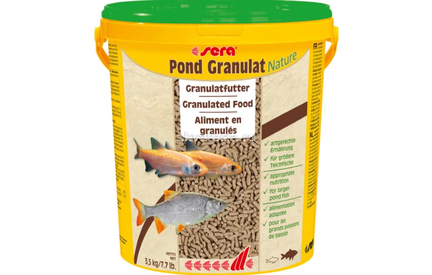 Корм для прудовых рыб Sera POND GRANULAT, 3,5 кг