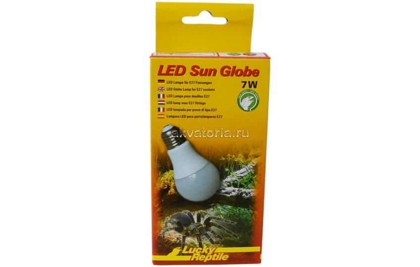 еррариумная светодиодная лампа Lucky Reptile Led Sun Globe, 7 Вт