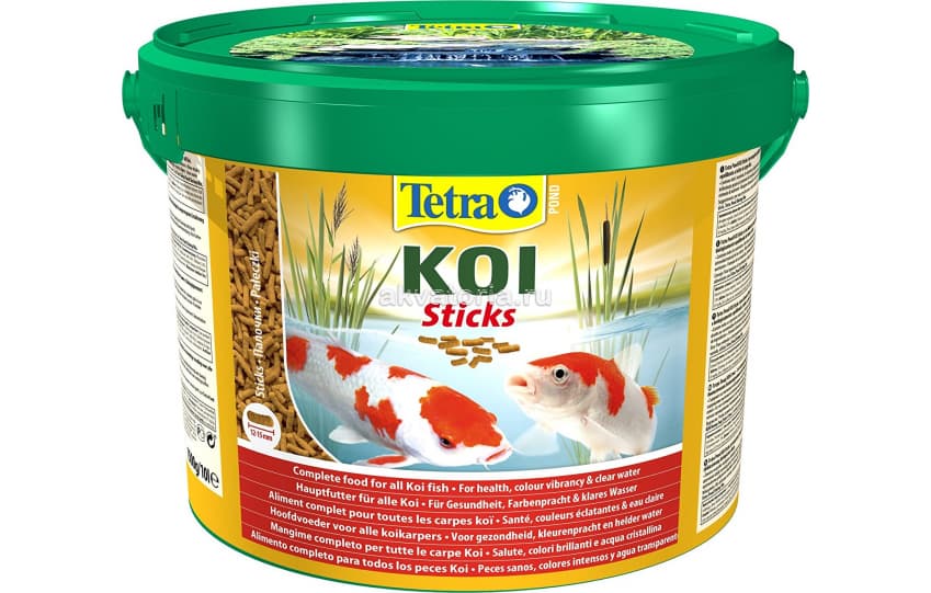 Корм для прудовых рыб Tetra Pond Koi Sticks, гранулы, 10 л