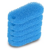 Комплект сменных губок № 1 для фильтра Aqua Reef TF-300, голубые, 5 шт