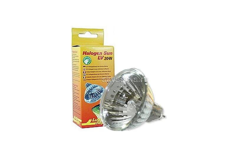 Галогенная лампа Lucky Reptile Halogen Sun LV, 20 Вт, 2 шт