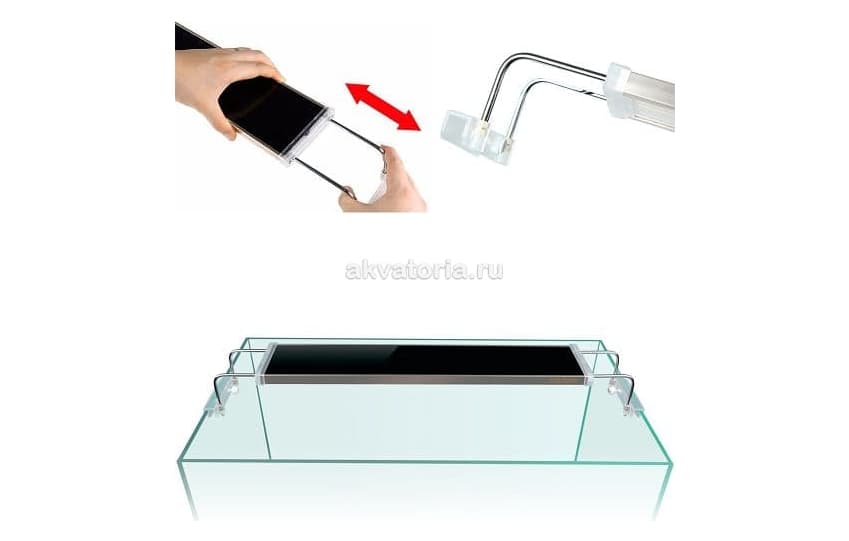 Светильник ультратонкий SunSun ADS-400C, 18 Вт