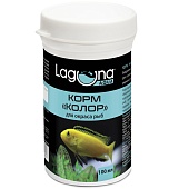 Корм для окраса рыб Laguna AQUA Колор, хлопья, 100 мл