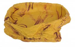 Кормушка-поилка Lucky Reptile Water Dish Sandstone, песочная, 23×20×5 см