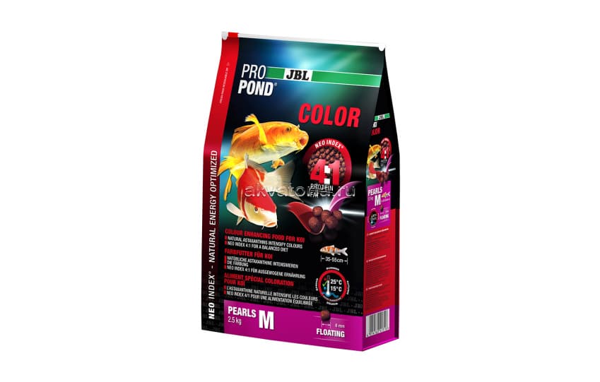 Корм для окраски JBL ProPond Color M, 2,5 кг