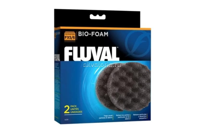 Губка механической очистки Hagen FLUVAL BIO-Foam FX5/FX6, 2 шт