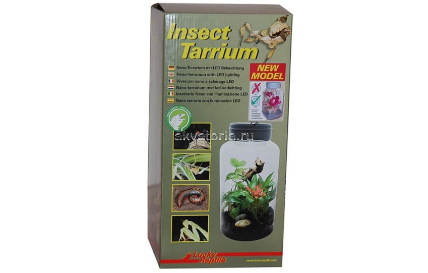 Инсектарий Lucky Reptile InsectTarrium, 5 л, 15×15×25 см