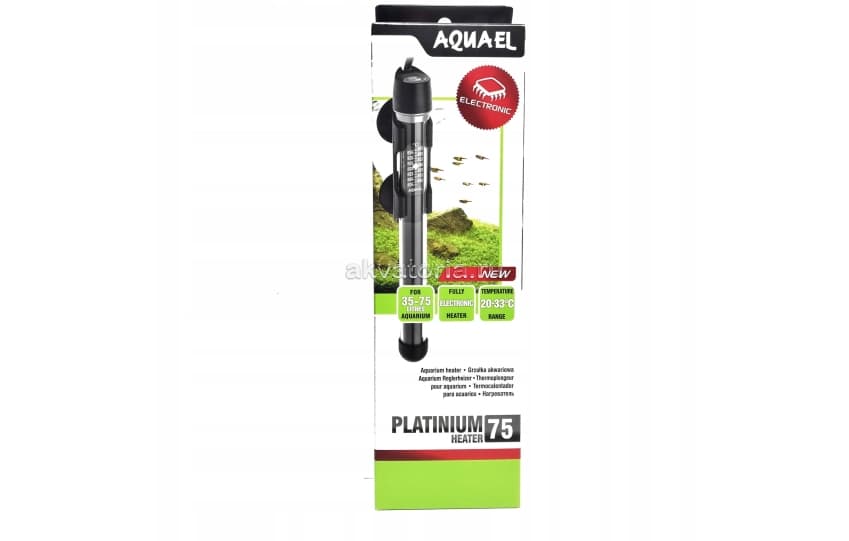 Нагреватель Aquael Platinium Heater 75W