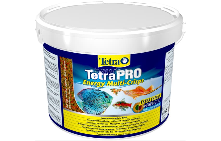 Корм Tetra Pro Energy Multi-Crisps, чипсы, для всех видов рыб, 10 л