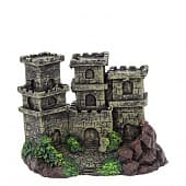 Аквариумная декорация PRIME «Замок с двумя башнями» 12×8×8,5 см