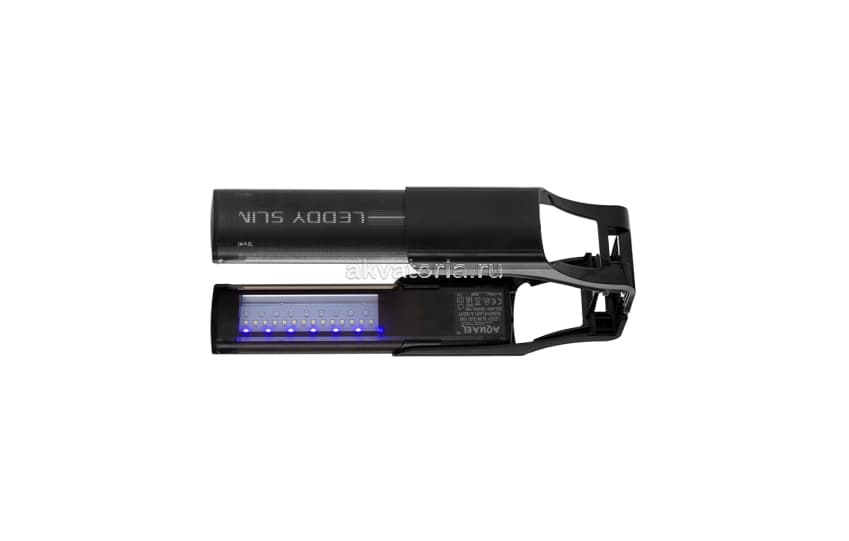 Светильник Aquael LEDDY SLIM DUO SUNNY PLANT&NIGHT, 10 Вт, чёрный