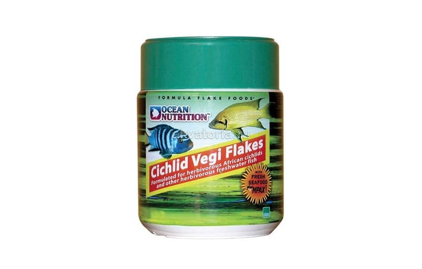 Корм для травоядных цихлид Ocean Nutrition Cichlid Vegi Flake, хлопья, 71 г