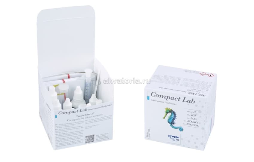 Набор тестов Tropic Marin Compact Lab (pH, kH, PO4, NO2/NO3, NH4/NH3)