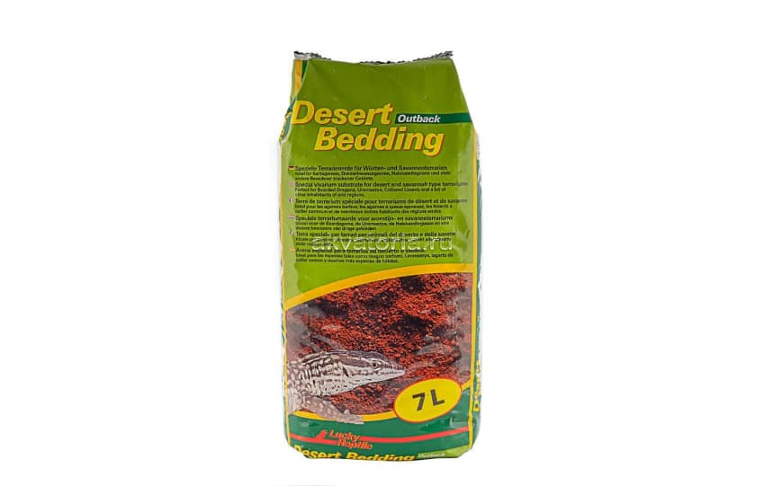 Грунт пустынный Lucky Reptile Desert Bedding Outback red, красный, 7 л