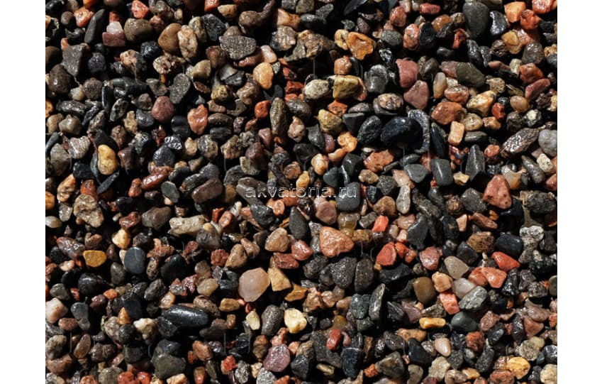 Грунт Коричневый песок UDeco River Brown, 5-10 мм, 6 л
