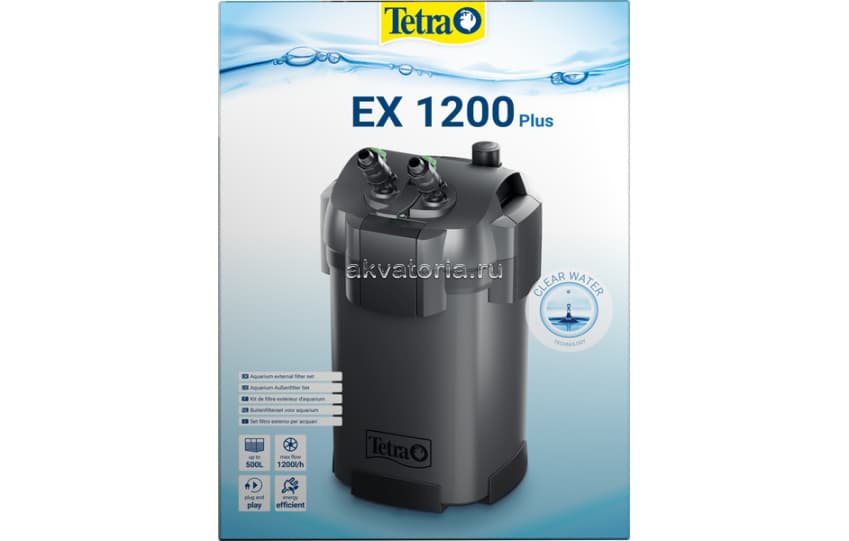 Внешний аквариумный фильтр Tetra EX 1200 plus