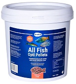 Корм для декоративных рыб Anubias All Fish Opti Pellets, гранулы 2 мм, 4 кг, ведро