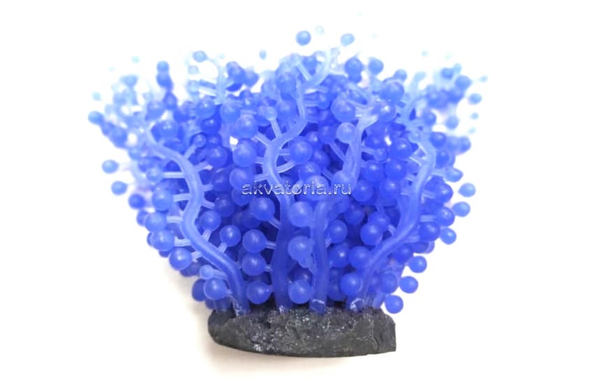 Искусственный коралл Vitality синий (SH133В)