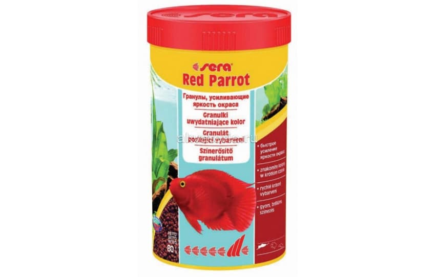 Корм для красных попугаев Sera RED PARROT, 250 мл