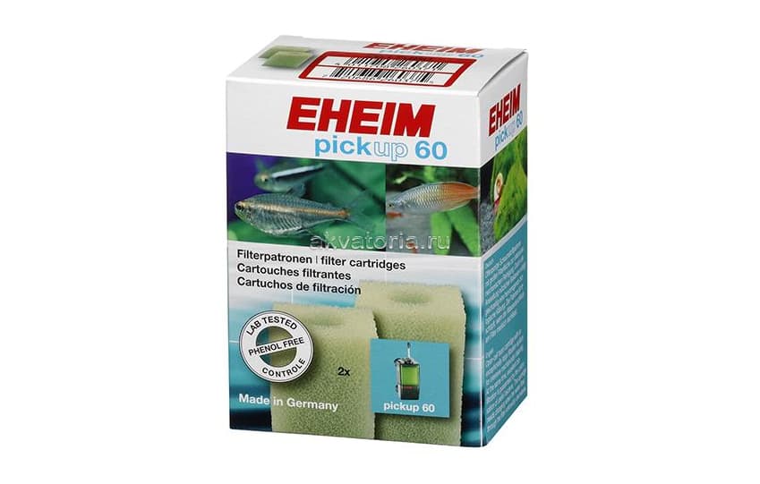 Губка для фильтра Eheim PickUp 60, 2 шт