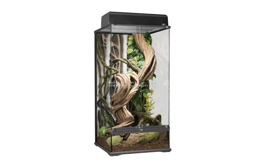 Террариум из силикатного стекла Hagen ExoTerra Natural Terrarium Small X-Tall 45х45х90 см