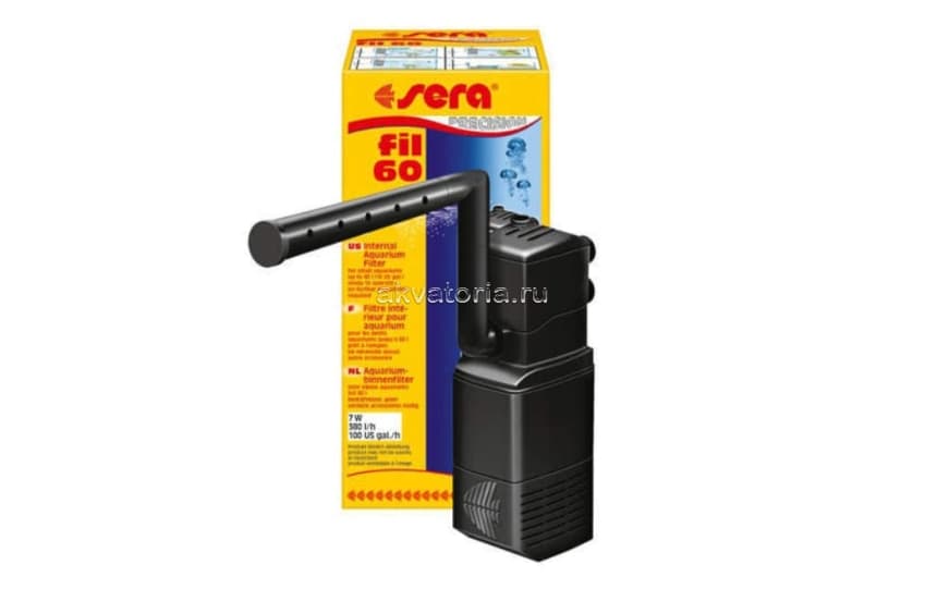 Внутренний аквариумный фильтр Sera fil 60