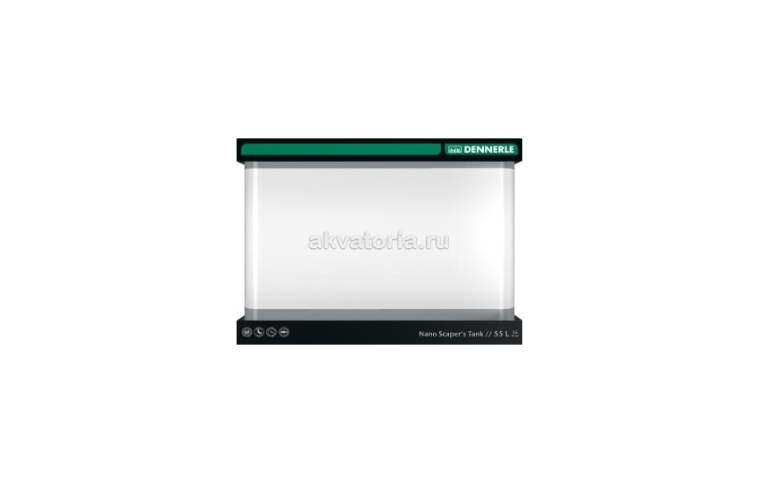 Dennerle Nano Scapers Tank 45×36×34 см, 55 л