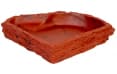 Кормушка-поилка Lucky Reptile Dish Lava, угловая, 22,5×22,5×5 см
