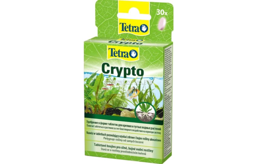 Таблетки для подкорми аквариумных растений Tetra Crypto, 30 табл