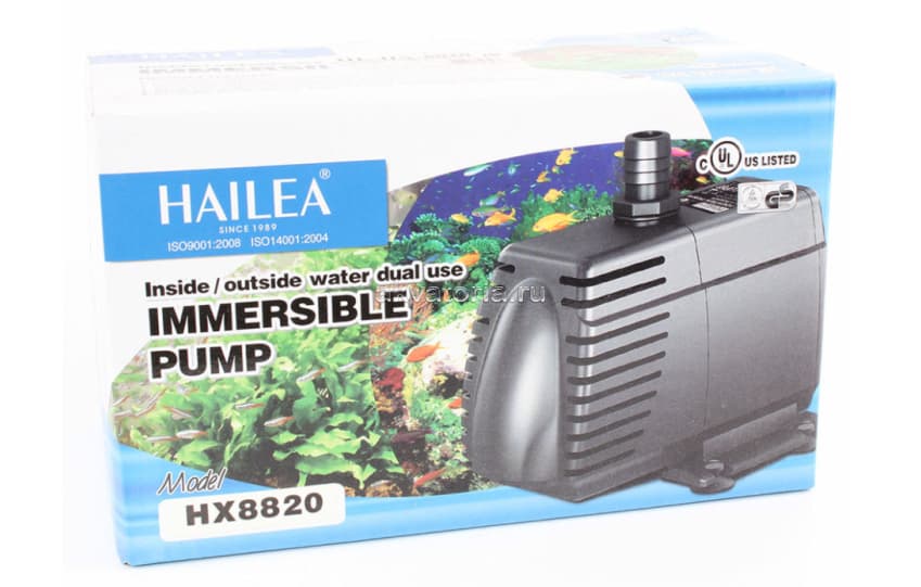 Погружная и внешняя аквариумная помпа Hailea HX-8820
