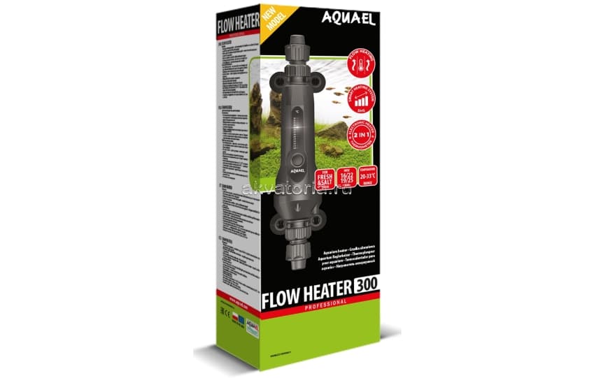 Нагреватель проточный Aquael Flow Heater 300 2.0