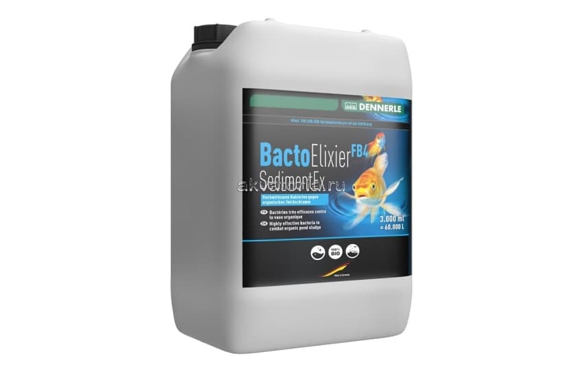 Биопрепарат для удаления ила Dennerle BactoElixier SedimentEx FB4, 3 л