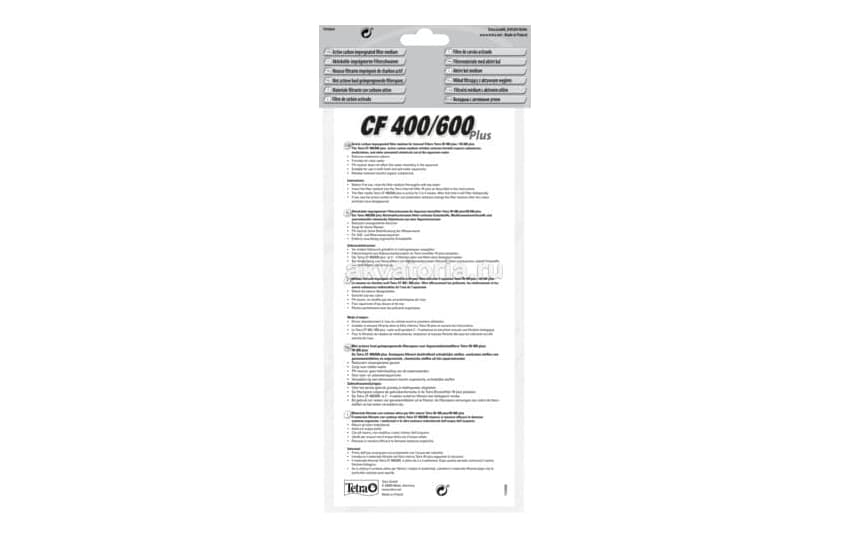 Tetra Губка угольная для внутренних фильтров Tetratec CF400/600 plus (2шт)