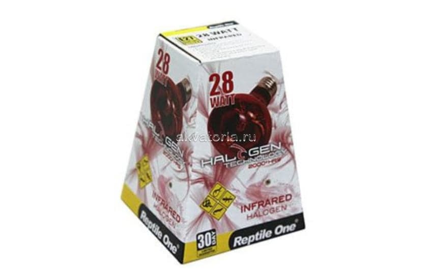 Террариумная инфракрасная лампа Reptile One Halogen Heat Lamp Infrared 28 Вт