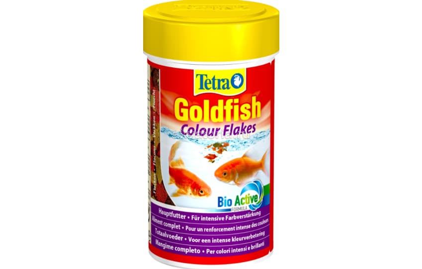 Корм Tetra Goldfish Colour Flakes, хлопья, для усиления цвета, 100 мл