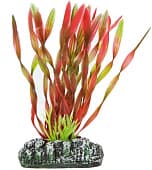 Искусственное растение Vitality Валлиснерия спиральная красно-зелёная, 30 см