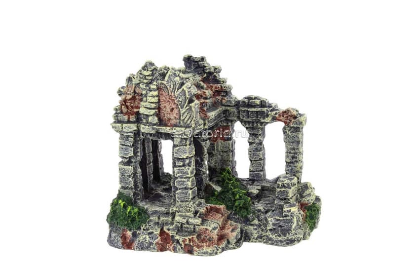 Аквариумная декорация PRIME «Древние руины» 16,5×12,5×15 см