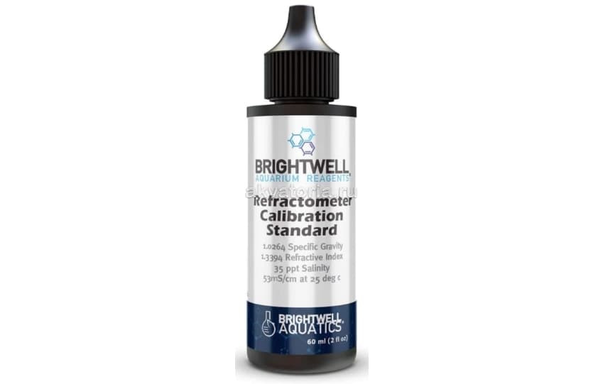 Калибровочная жидкость для рефрактометров Brightwell Aquatic Refractometer Calibration Standard, 60 мл