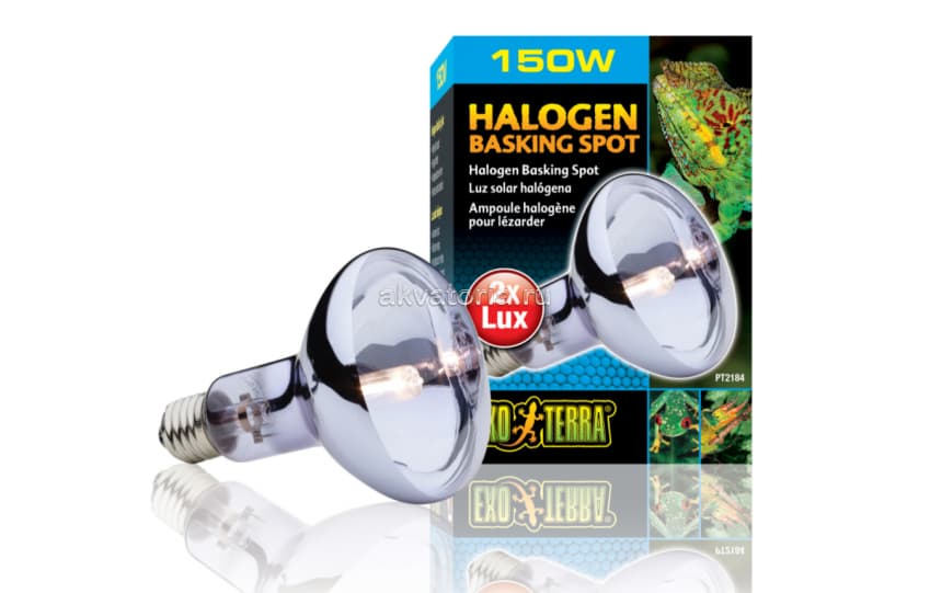 Террариумная греющая лампа Hagen Exo Terra Halogen Basking Spot (PT2184), 150 Вт