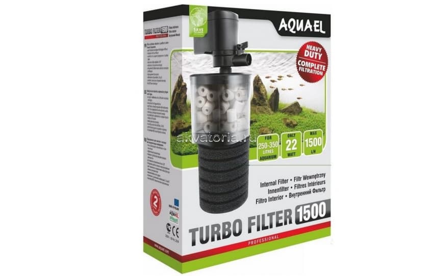 Внутренний аквариумный фильтр Aquael Turbofilter  1500