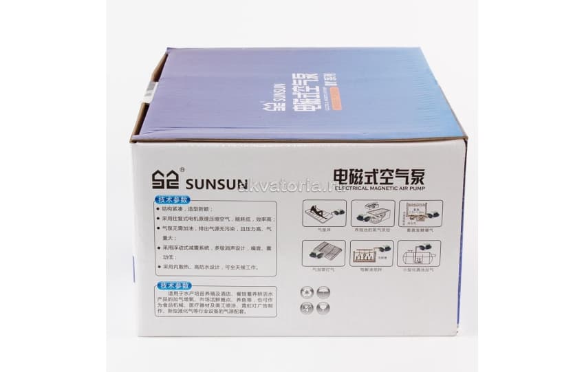 Компрессор диафрагмовый SunSun DY-30, 20 Вт, 30 л/мин