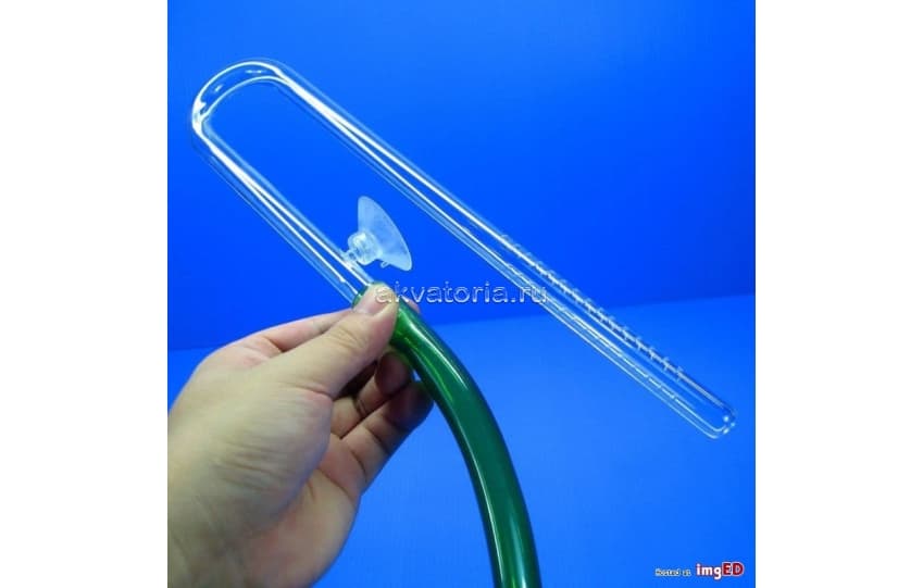 Стеклянные вход и выход для внешнего фильтра из стекла (Lily Pipe)
