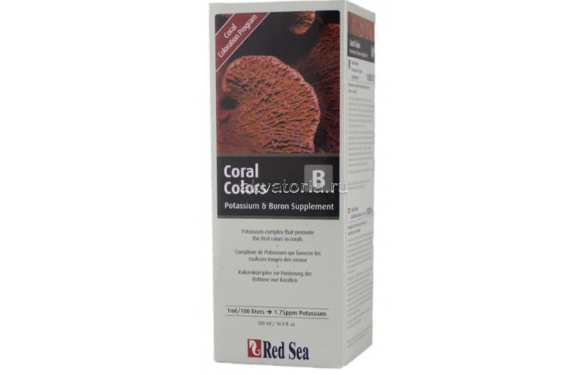 Добавка для усиления красной пигментации кораллов Red Sea Coral Colors B, 500 мл