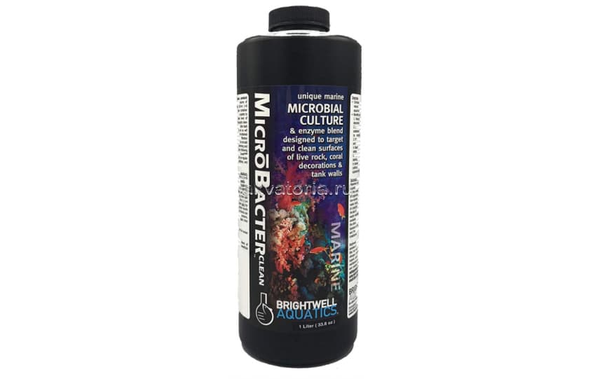 Бактериальная смесь для очищения камней Brightwell Aquatics MicroBacter Clean, 1 л