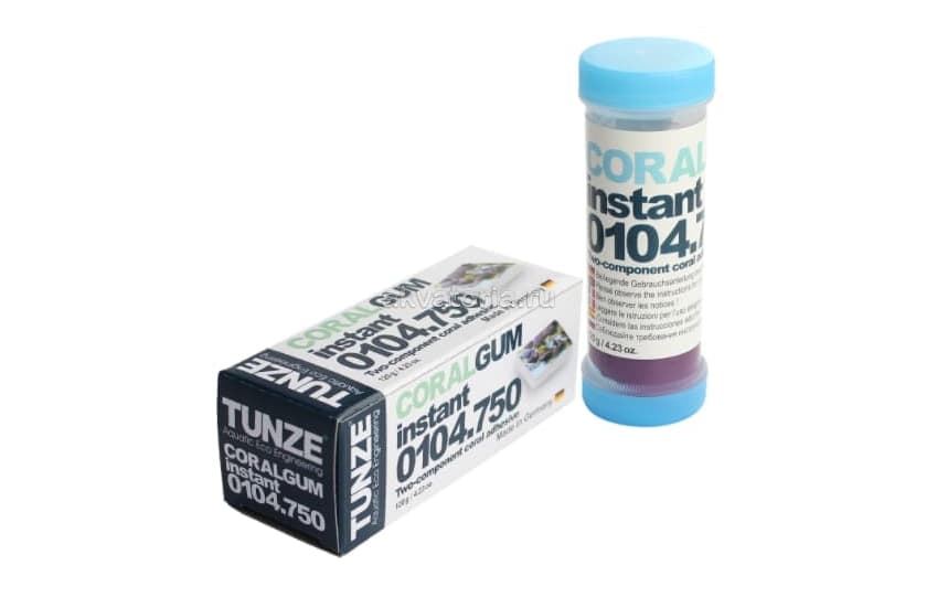 Клей для камней и кораллов Tunze Coral Gum instant, 120 г